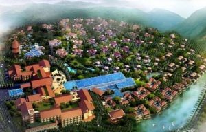 云中墅主楼区建面共分地下两层、地上两层